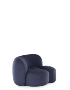 Online Kartell Aaland armchair tissu bouclé new stretch BLEU