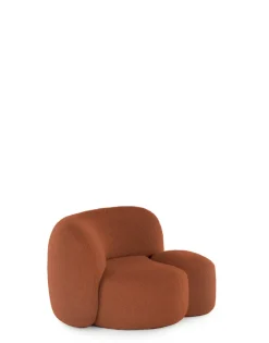Kartell Aaland armchair tissu gorgone ROUILLE