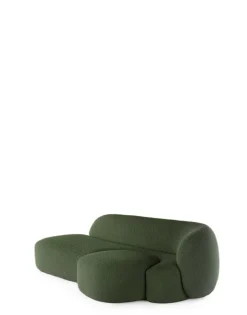 Hot Kartell Aaland canapé tissu bouclé new stretch VERT