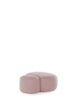 Online Kartell Aaland pouf tissu bouclé new stretch ROSE