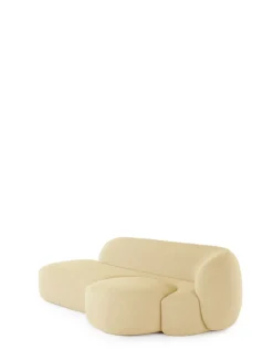 Kartell Aaland sofa tissu gorgone CREME