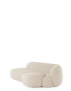 Hot Kartell Aaland sofa tissu gorgone BLANC