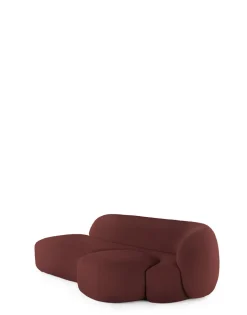 Online Kartell Aaland sofa tissu gorgone BORDEAUX