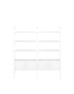 Online Kartell Adam wood avec rangement BLANC CENDRÉ