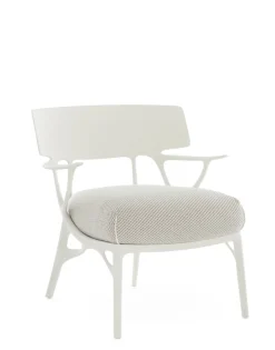 New Kartell A.i. lounge outdoor BLANC BEIGE