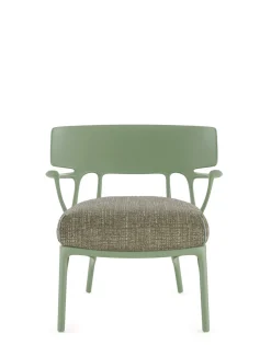 Sale Kartell A.i. lounge texture NOISETTE
