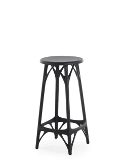 Kartell A.i. stool light 65 cm (2 tabourets) NOIR