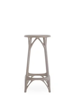 New Kartell A.i. stool light 65 cm (2 tabourets) GRIS