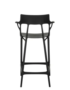 Outlet Kartell A.i. stool recycled NOIR