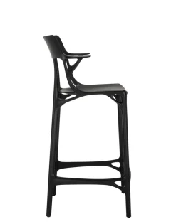 Outlet Kartell A.i. stool recycled NOIR