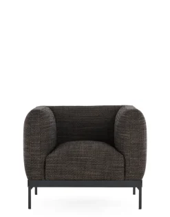 Hot Kartell Asia armchair (cotone structure) GRIS NOIR