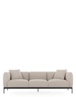 Best Kartell Asia sofa three-seater (cotone plain) BEIGE