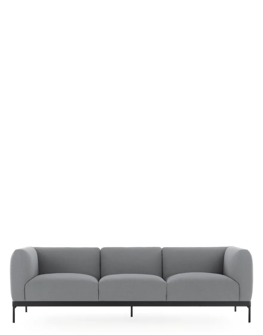 Clearance Kartell Asia sofa three-seater (cotone plain) GRIS