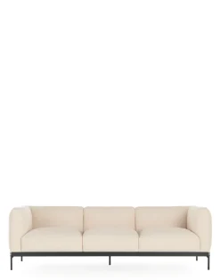 Clearance Kartell Asia sofa three-seater (cotone structure) BLANC