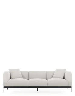 Sale Kartell Asia sofa three-seater (cotone plain) BLANC