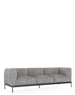 Clearance Kartell Asia sofa three-seater (cotone structure) BLANC NOIR