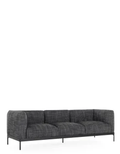 New Kartell Asia sofa three-seater (cotone structure) NOIR