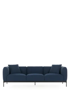 Best Kartell Asia sofa three-seater (cotone plain) BLEU