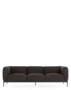 Clearance Kartell Asia sofa three-seater (cotone structure) GRIS NOIR
