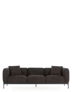 Clearance Kartell Asia sofa three-seater (cotone structure) GRIS NOIR