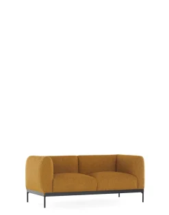 Outlet Kartell Asia sofa two-seater (bouclè) MOUTARDE