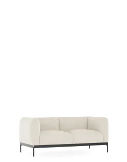 Outlet Kartell Asia sofa two-seater (bouclè) BLANC