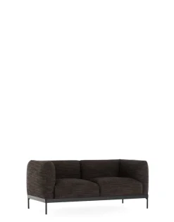 Best Kartell Asia sofa two-seater (cotone structure) GRIS NOIR