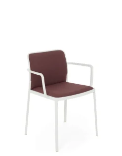 Kartell Audrey soft noma (2 petits fauteuils) ROUGE BRIQUE