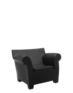 Clearance Kartell Bubble club armchair NOIR MAT