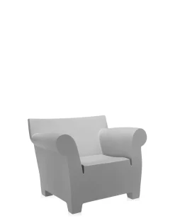 Outlet Kartell Bubble club armchair GRIS CLAIR