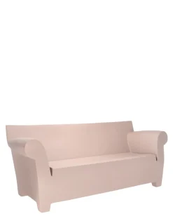 Discount Kartell Bubble club sofa ROSE POUDRÉ