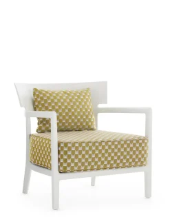 Outlet Kartell Cara mat outdoor liberty obi check JAUNE