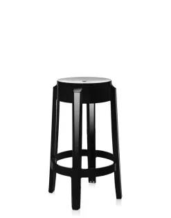 Sale Kartell Charles ghost 65 cm (2 tabourets) NOIR