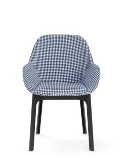 Online Kartell Clap NOIR/PIED DE POULE BLEU