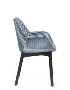 Online Kartell Clap NOIR/PIED DE POULE BLEU