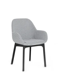 Online Kartell Clap NOIR/PIED DE POULE GRIS