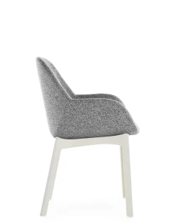 Clearance Kartell Clap tissu shirley BLANC/NOIR