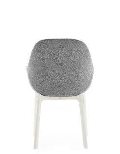 Clearance Kartell Clap tissu shirley BLANC/NOIR