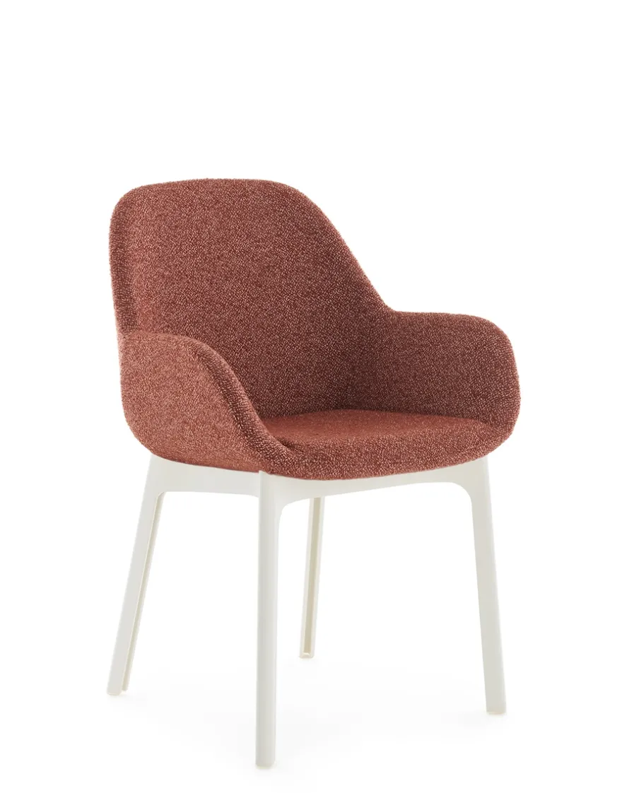 New Kartell Clap tissu shirley ROUILLE/POUDRE