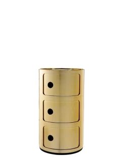 New Kartell Componibili metal OR MÉTALLISÉ