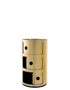 New Kartell Componibili metal OR MÉTALLISÉ