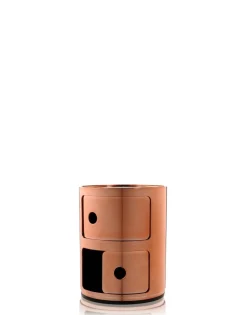 Clearance Kartell Componibili metal CUIVRE MÉTALLISÉ
