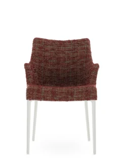New Kartell Eleganza nia peony plain BURGUNDY BOUCLÉ