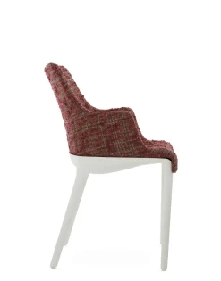 New Kartell Eleganza nia peony plain BURGUNDY BOUCLÉ
