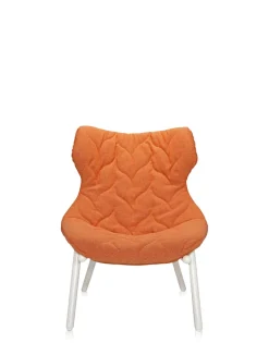 Outlet Kartell Foliage armchair trevira TREVIRA ORANGE