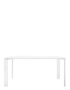 Discount Kartell Four outdoor PLATEAU BLANC/PIED BLANC