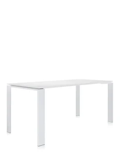 Discount Kartell Four rectangular BLANC/BLANC