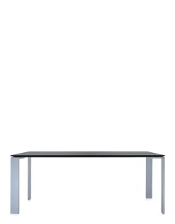 Online Kartell Four soft touch ALUMINIUM/NOIR