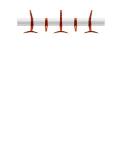 Hot Kartell Hanger 60 cm ROUGE-ORANGE