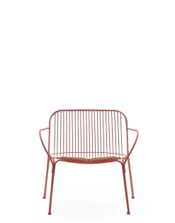 Sale Kartell Hiray chair/small armchair cushion ROUGE BRIQUE